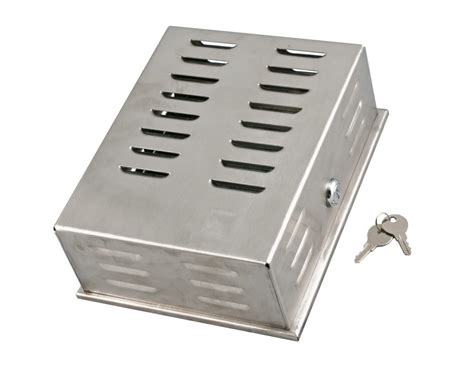 metal lock box for thermostat|tamper proof thermostat lock box.